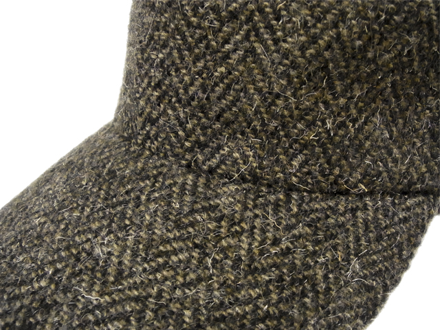 【KNOWLEDGE（ナレッジ）】　Herringbone Tweed Cap（日本製）　カラー：グレー