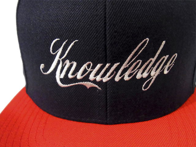 【KNOWLEDGE（ナレッジ）オリジナル】　KNOWLEDGE 2tone Baseball Cap　カラー：ネイビー×レッド