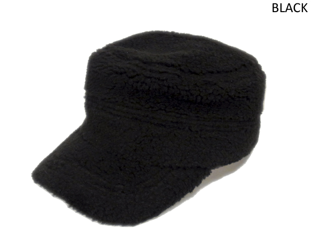 【KNOWLEDGE（ナレッジ）】　Pile Wool Work Cap　カラー：ブラック