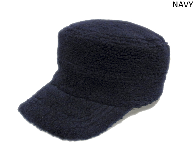 【KNOWLEDGE（ナレッジ）】　Pile Wool Work Cap　カラー：ネイビー