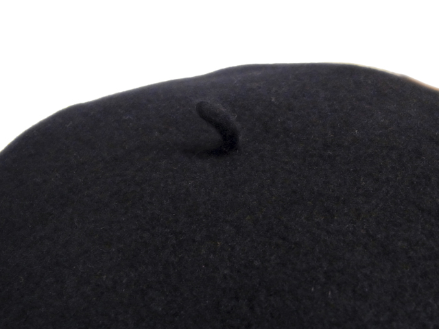 【KNOWLEDGE（ナレッジ）】　Wool Basque Beret（日本製）　カラー：ネイビー