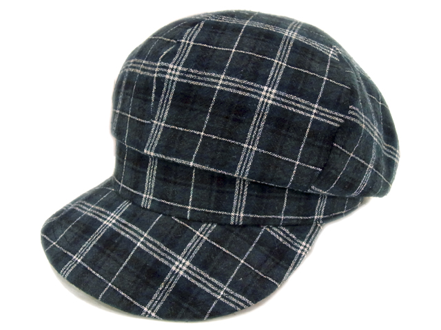 【KNOWLEDGE（ナレッジ）オリジナル】　Green Tartan Wide Cas（日本製）