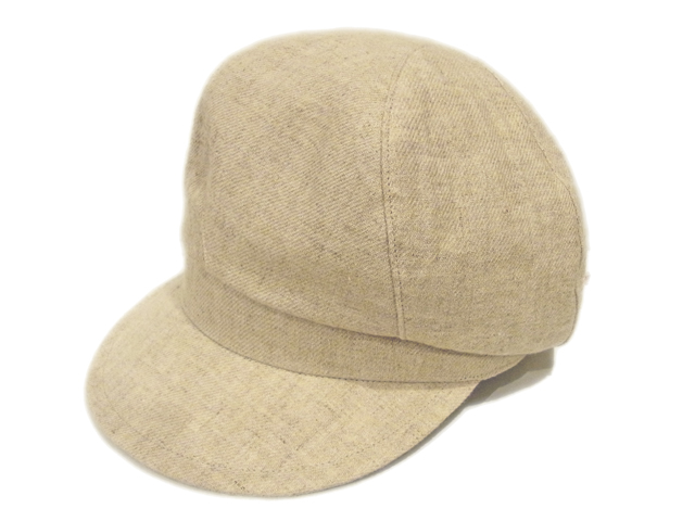 【KNOWLEDGE（ナレッジ）オリジナル】　Screw Linen Wide Cas（日本製）